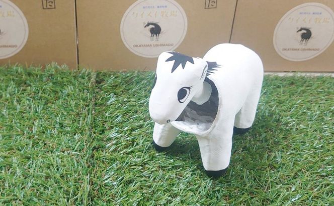 張子の馬 グラマー ホワイト バージョン 馬 うま 置物 インテリア 張子 張り子 干支 手造り オリジナル