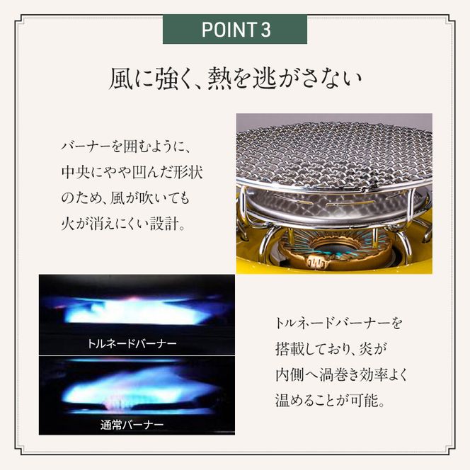 アラジン ポータブルガスコンロ ヒバリン 白 播州百日どり 1.2kg セット SAG-HB01FW