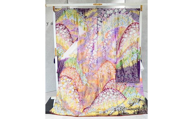 十日町友禅　振袖