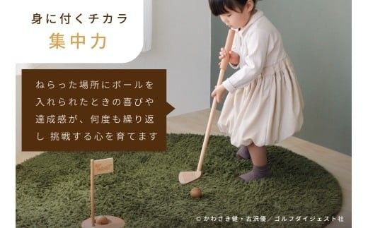 HOPPL（ホップル）『オーイ！ とんぼ』木製ゴルフおもちゃセット