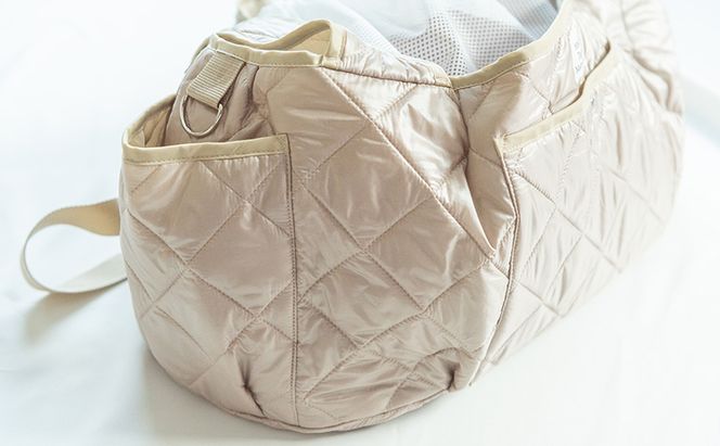 ペット用品 小型犬用スリングLサイズ(ピンク/ゴールド) ペット スリングバッグ ペットキャリー ペットスリング ドッグスリング ショルダー 抱っこ紐 バッグ お出かけ　within2024