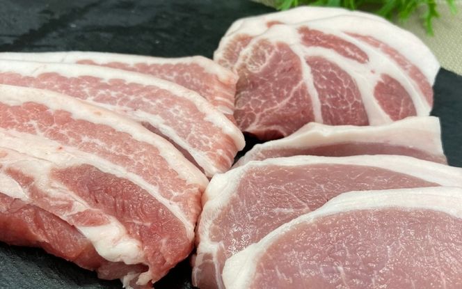 伊賀産 豚焼肉セット（ロース、肩ロース、バラ）約900g cook0009