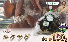 乾燥キクラゲ 25g 6袋 きくらげ 丸干し 木耳 さのさんち きのこ 安心 安全 JGAP認証農場 国産 小分け キノコ 調理 簡単 便利 静岡県 藤枝市