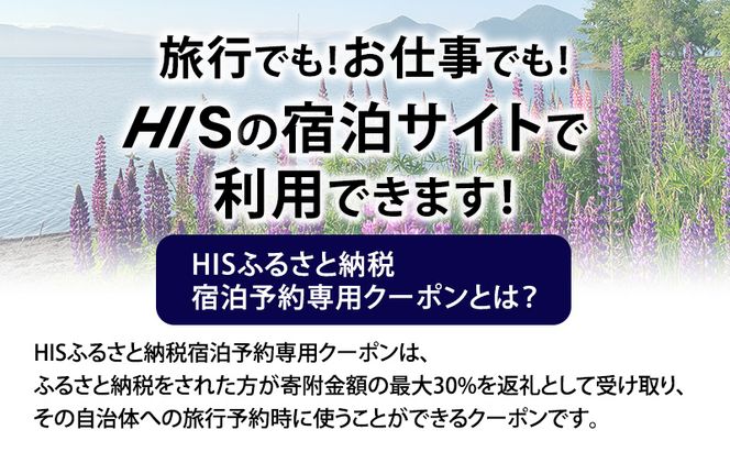 HISふるさと納税宿泊予約専用クーポン（北海道洞爺湖町）【9,000円分】 宿泊 ホテル 観光 