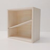 KIDS BOX 専用スリーブ付き　スニーカー シューズボックス シューズケース 靴 靴箱 インテリア 天然木 木製 収納 ディスプレイ 子供用 キッズ ファーストシューズ