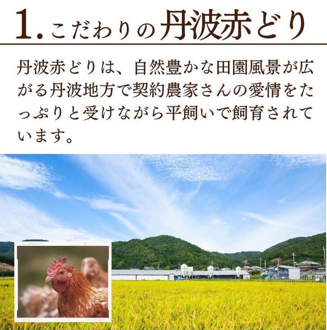 訳あり 丹波 赤どり 手羽元 2kg×4パック 総量約8kg＜京都亀岡丹波山本＞ 業務用 大容量 ｜ 特別返礼品 鶏肉 小分け 不揃い リーフレット付