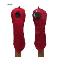 木の庄帆布 公式 ユーティリティヘッドカバー 国産レザー1枚仕立 UT KinoshoTRANSIT　K-KHG-W-UT01M-（C/#38 レッド / ブラック）　ゴルフ ヘッドカバー 国産 レザー