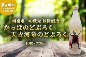 【湘南唯一の蔵元】熊澤酒造 かっぱのどぶろく 720ml 10度 天青河童のどぶろく※2024年5月以降に順次配送 お酒 アルコール こだわり 日本酒 井戸 汲み上げ 酵母 酸味 