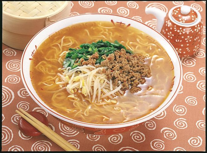 宗像産ラー麦使用「博多生ラーメンとんこつ味/坦々麺)」(100g×10食/120g×8食)【JAむなかた】_HA1404
