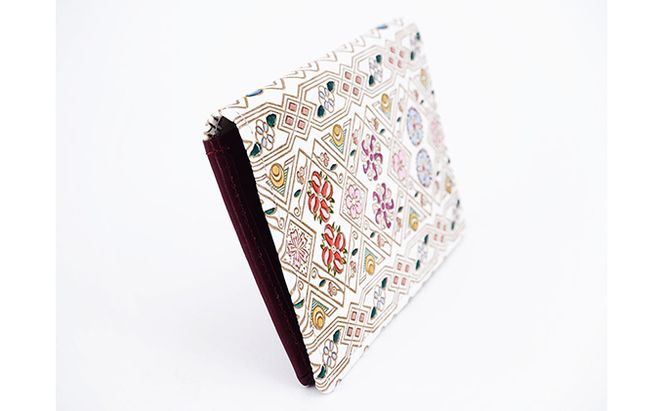 パスケース 名刺入れとしても パスカードホルダー 花菱 文庫屋大関 名刺入れ 名刺ケース レディース 定期券入れ 定期入れ 名刺 カードケース 二つ折り 薄型 レザー 本革 革 文庫革 日本製 東京 東京都 墨田区