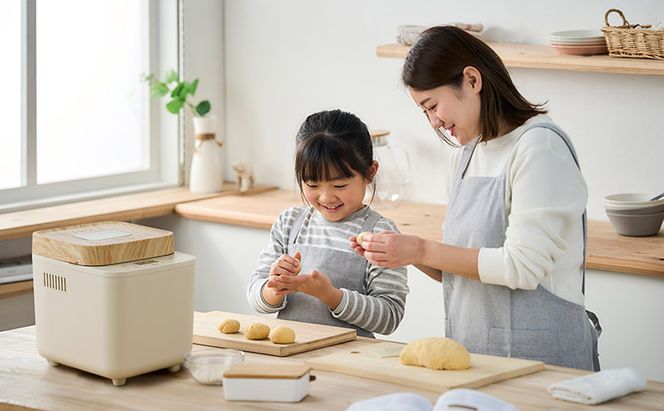 ホームベーカリー パン IBM-010-C アイリスオーヤマ  1斤 ミトン付き おしゃれ コンパクトホームベーカリー パン焼き器 ふんわり食パン ブレッド ベーカリー ジャム こねる 焼く 醗酵 全粒粉パン 米粉パン対応 サンドベージュ 食欲の秋特集 
