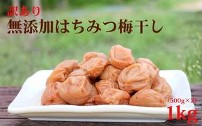 【梅干し 紀州南高梅 はちみつ】 無添加 訳あり はちみつ梅干 1kg（500×2） 紀州梅香 / 塩分6％ 和歌山 梅干し 紀州南高梅 南高梅 梅干 梅 うめ 肉厚 お米 おにぎり 焼酎【baiko001A】