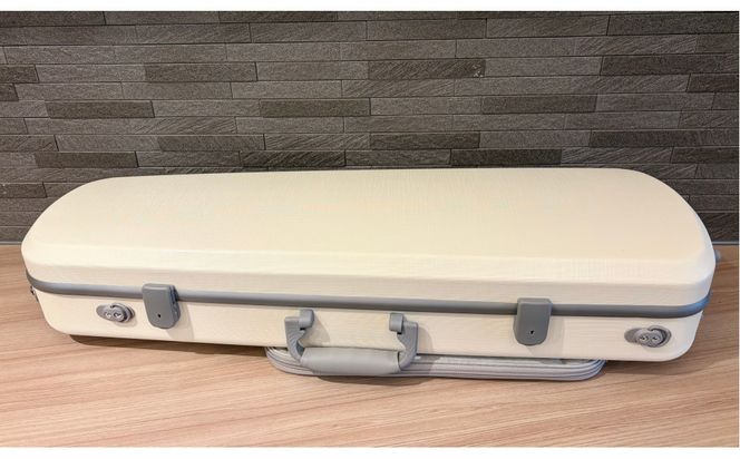 【人気！高評価】ヴァイオリン用ハードケース SUZUKIオリジナル ＜カラー：ミルキーホワイト＞ 232238_AD85VC01