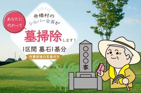 墓掃除 1区間 墓石 1基分 [舟橋村シルバー人材センター 富山県 舟橋村 57050192] シルバー人材