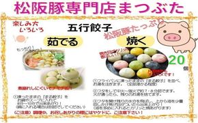 松阪豚 たっぷり 五行餃子 2箱 計20個 松阪豚専門店 まつぶた ブランド 肉 ギョウザ 水餃子 焼き 餃子 中華 揚げ 鍋 鉄板 ぎょうざ モチモチ キャンプ ふるさと納税 豚肉 ポーク ぶた肉 三重 松阪 送料無料 【000471】