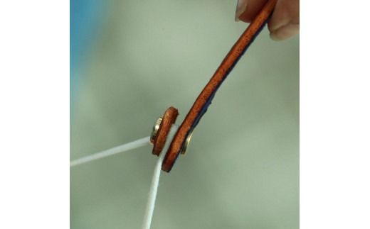 SKLO 首かけタッチペンホルダー+レザーマスクバンド　Longタイプ