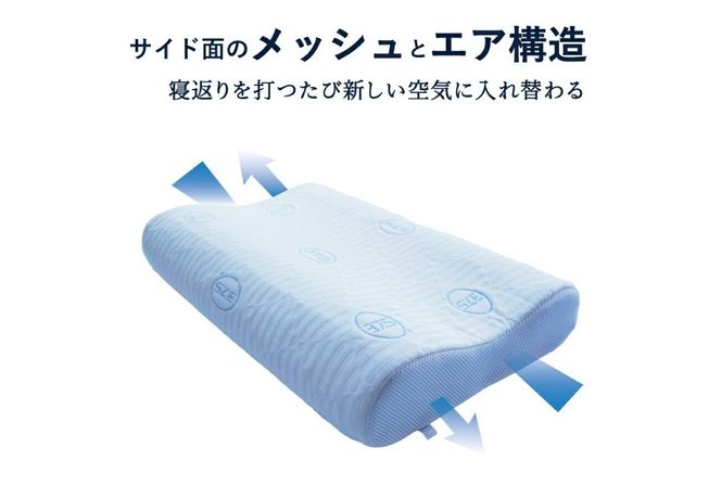AirPowerPillow　枕　エア構造枕　DryCoolモデル 【アフターFITシート あり/なし】 まくら 枕 Pillow 日本製 ドライクール 寝具 山梨 富士吉田