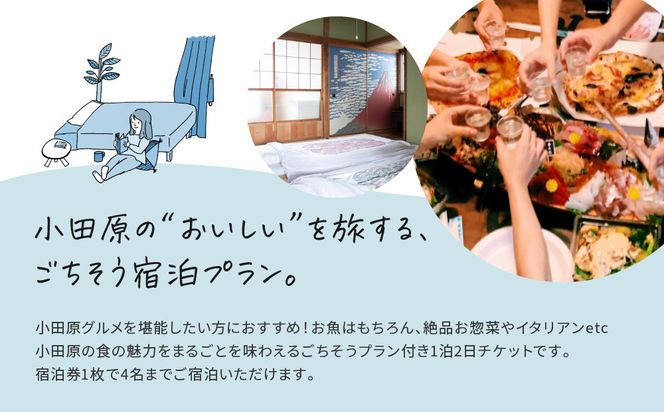 小田原の幸を食べ尽くす1泊2日　 4名 古民家ゲストハウス  Tipy records inn house 142069_JG003