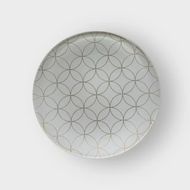 丸小皿 金七宝つなぎ 純白 ［NF152］ 303446_CU90071VC03