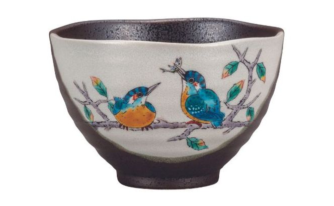 九谷焼　 茶漬碗　かわせみ　a02 食器 キッチン雑貨 キッチンアイテム 雑貨 食卓 テーブルコーディネート お茶漬け用 丼ぶり 