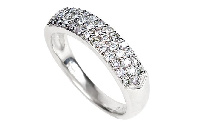 0.50CT　PT950 ハードプラチナ ダイヤ リング R3781DI-P2【サイズ：8号～15号（0.5刻み可）】　ダイヤモンド 指輪 ダイヤリング ジュエリー 宝石 ギフト 贈り物 プレゼント