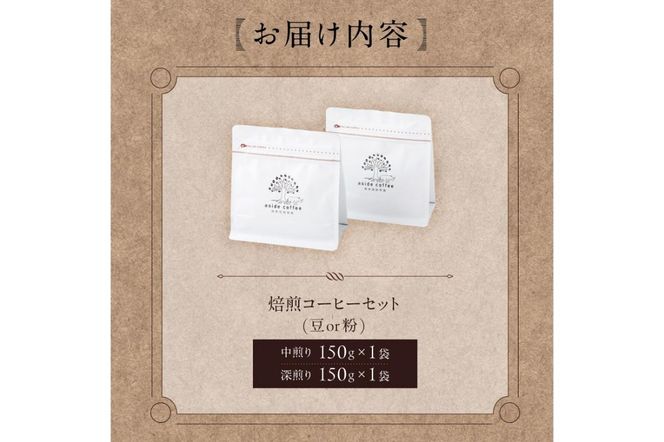 焙煎コーヒーセット(粉)【0103-002-2】