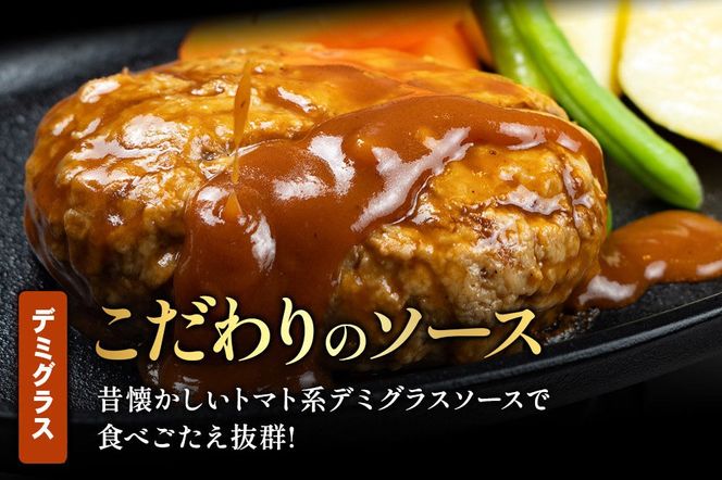 《定期便9ヶ月》お肉屋さんのハンバーグ 昔懐かしいデミグラスソース(160g×4個)＆和風オニオンソース(150g×4個) ×9回 [ハンバーグ 肉 おかず 惣菜 個包装 簡単 湯せん 洋食 湯煎 個別包装 小分 お弁当 便利 お試し]|06_thm-040809