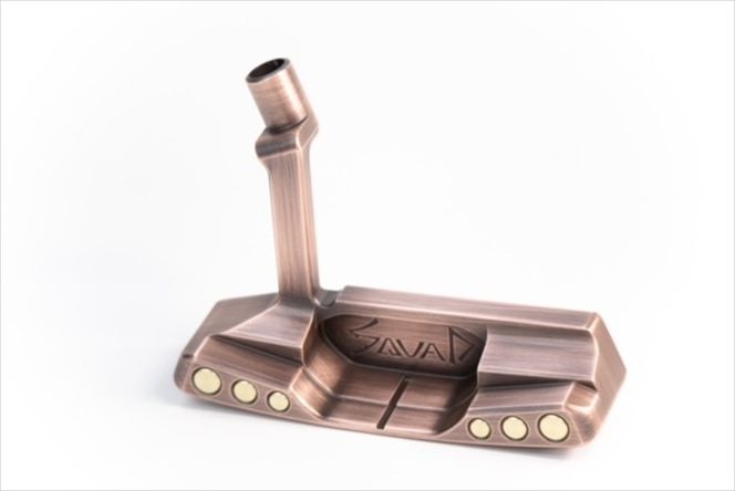 158-1015-016 SQUAD-GOLF　-BB-345-　 SUS303　1ピース削り出しパター　34インチ CUPPER SMOKED【 プレゼント 贈り物 ギフト 誕生日 父の日 ゴルフ 大阪府 門真市 】