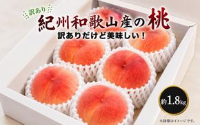 【ご家庭用訳あり】紀州和歌山産の桃　約1.8kg（5玉〜8玉）※2027年7月中旬頃〜8月中旬頃順次発送（お届け日指定不可）【uot873】