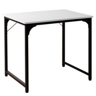 デスク 机 パソコンデスク 80cm 頑丈 シンプル テーブル PCデスク 勉強机 学習机 書斎デスク ワークデスク オフィスデスク 学習デスク シンプルデスク 作業用 一人暮らし 新生活 SunRuck サンルック SR-OD74-WWD