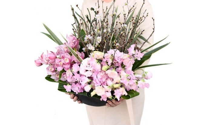 『Pink Symphony』 ピンク・シンフォニー 開店祝い オーダーメイド プレゼント 送別会 歓迎会 退職祝い 送別 お見舞い アレンジ 送料無料 272230_BG107