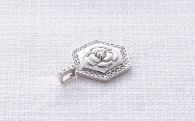 TUC0022 【高島屋選定品】純プラチナ(PT999) ダイヤモンド ペンダントトップ (ダイヤ合計0.20ct)