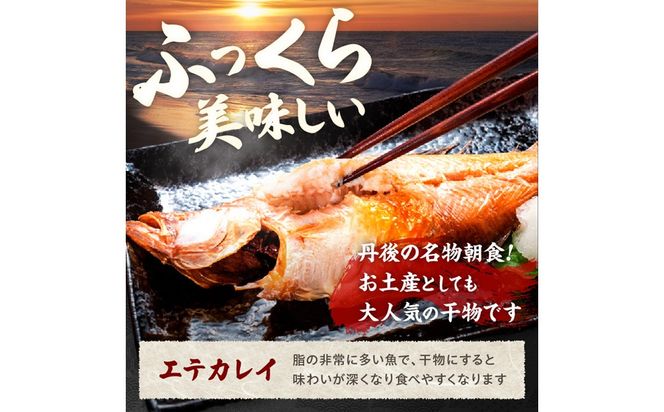 【店主一押し！絶品干物！高リピート！】エテカレイ一夜干し　大サイズ（夕食サイズ）5枚　YK00154