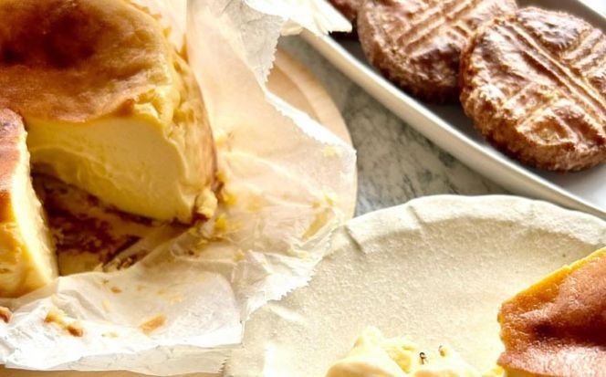 グルテンフリー バスクチーズケーキ 1ホール スイーツ セット ギフト お菓子 グルテンフリー 沖縄市 / GLUCKS[BCDY003]