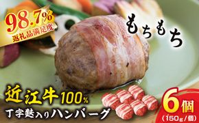 近江牛ハンバーグ【900ｇ（150ｇ×6個）】【AB21W】
