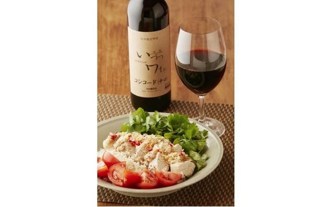 井筒ワイン 酸化防止剤不使用 井筒 コンコード 赤中口 720ml × 2本 発売元 株式会社片山