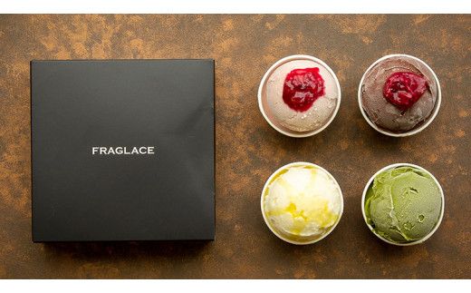 FRAGLACE　Assort4フレーバーのアイスクリーム[CL001ci]
