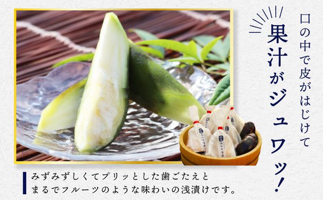 099H3086 【先行予約】「特選最上級品」天然素材 水なす浅漬け 8個【新鮮 野菜 泉佐野産 茄子 やさい 高評価 数量限定】