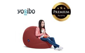 Yogibo Drop Premium（ヨギボー ドロップ プレミアム）＜ワインレッド＞【ビーズクッション ビーズ 座椅子 椅子 クッション ビーズソファー ビーズソファ 新生活 プレゼント インテリア 家具 ベッド ゲーム】-[G763-2]