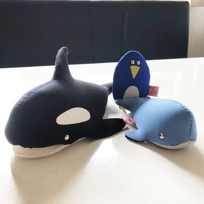 うみのなかまたちセット(3)シャチ・ミニクジラ・ペンギン 雑貨 日用品 キャラクター 