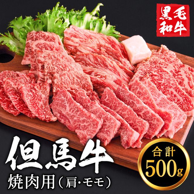 【累計2万パック突破！】但馬牛経産牛　焼肉用（肩・モモ）500ｇ 010AA05N.／焼肉セット 黒毛和牛 いちかわ精肉店 経産牛 牛肉 国産 bbq バーベキュー 焼き肉セット アウトドア キャンプ 冷凍 焼き肉用