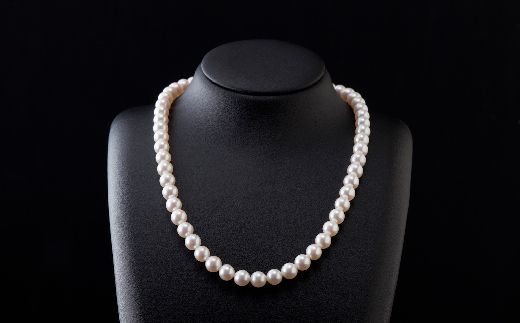 五つ星級の真珠！オーロラ艶！ラウンド7.5-8.0mm アコヤ真珠ネックレス・ピアスorイヤリングセット Z-83