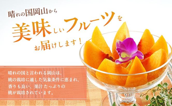 桃 2027年 先行予約 岡山 黄金桃 ご家庭用 約2kg 6～9玉入り もも モモ 岡山県産 国産 フルーツ 果物 直送！せとうちバスケット スイーツ こだわり 特産品 白い 香り 果汁 シーズン 濃厚