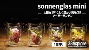 sonnenglas mini 38explore toreotto38 38kenkyujo8 ソネングラス ソーラーランタン ランタン ドライフラワー ギフト プレゼント 母の日 [EK022us]