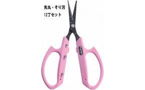 N-49 ぶどうお手入れ鋏先丸そり刃12丁セット