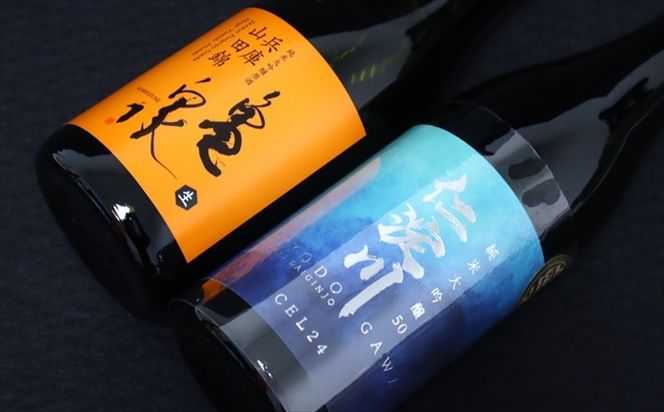 仁淀川 純米大吟醸磨き50％CEL-24 720ml 亀泉 純米大吟醸 兵庫山田錦 720ml 飲み比べセット