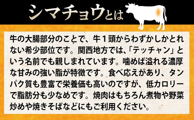 099H3378 牛シマチョウ 焼肉用 タレ漬け 合計1.5kg【味付け 小分け 焼くだけ 簡単調理 BBQ 牛肉 ホルモン 250g×6袋 普段使い】
