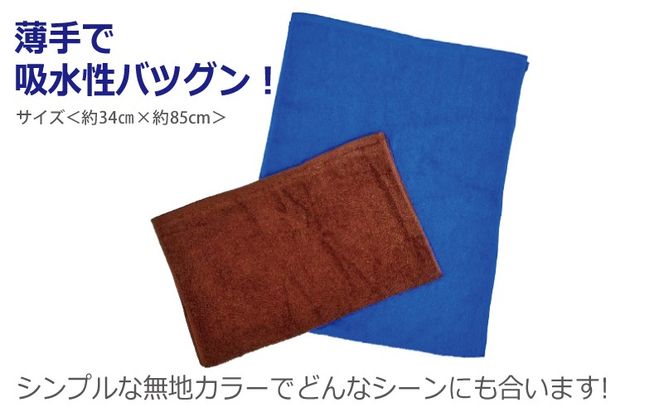 099H3517 カラーフェイスタオル 2枚セット 泉州タオル