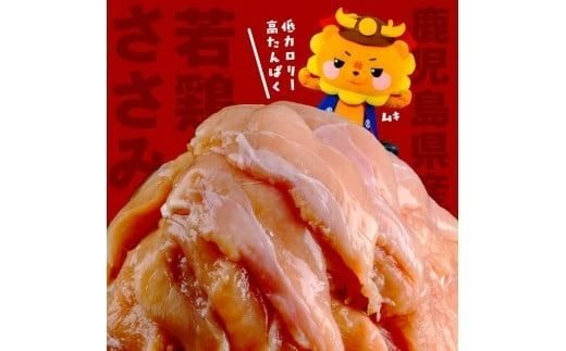 小分けで便利！鹿児島県産若鶏ささみ2.5㎏(250g×10P)3ヶ月定期便 t0030-029