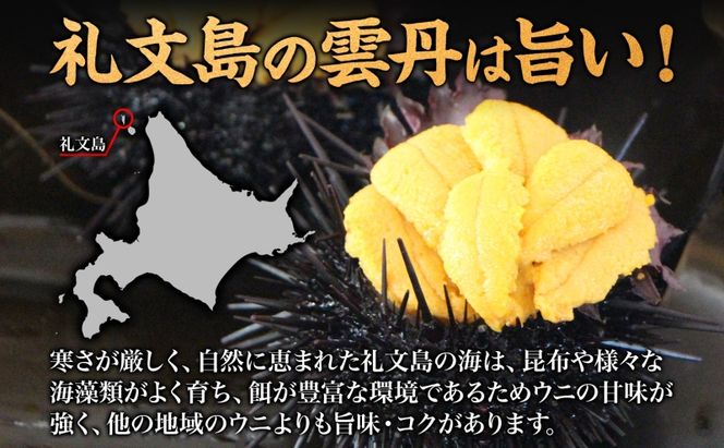 北海道 礼文島産 ミョウバン不使用 塩水ウニ キタムラサキウニ 100g×2パック［野崎水産］【 うに ウニ 雲丹 生うに 塩水うに ムラサキウニ 素材本来の味 海鮮 うに丼 濃厚 甘み 産地直送 】